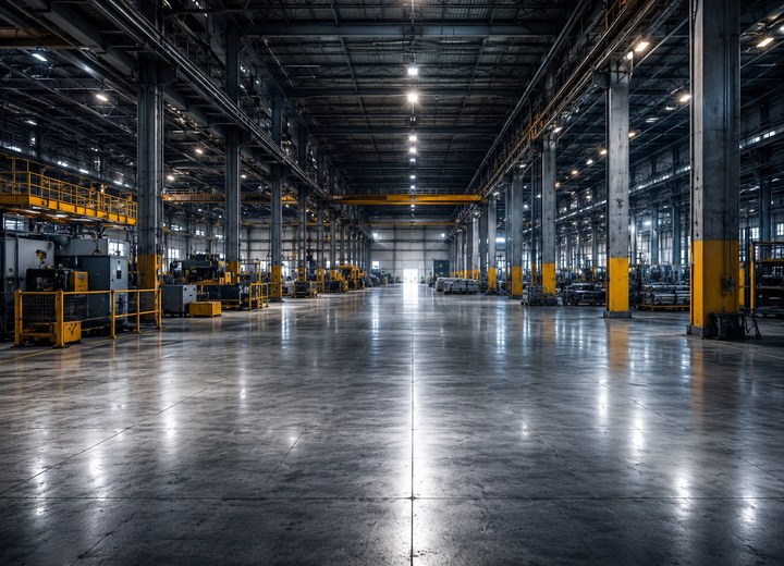 Industrial slab assessment for warehouse floor conditions
